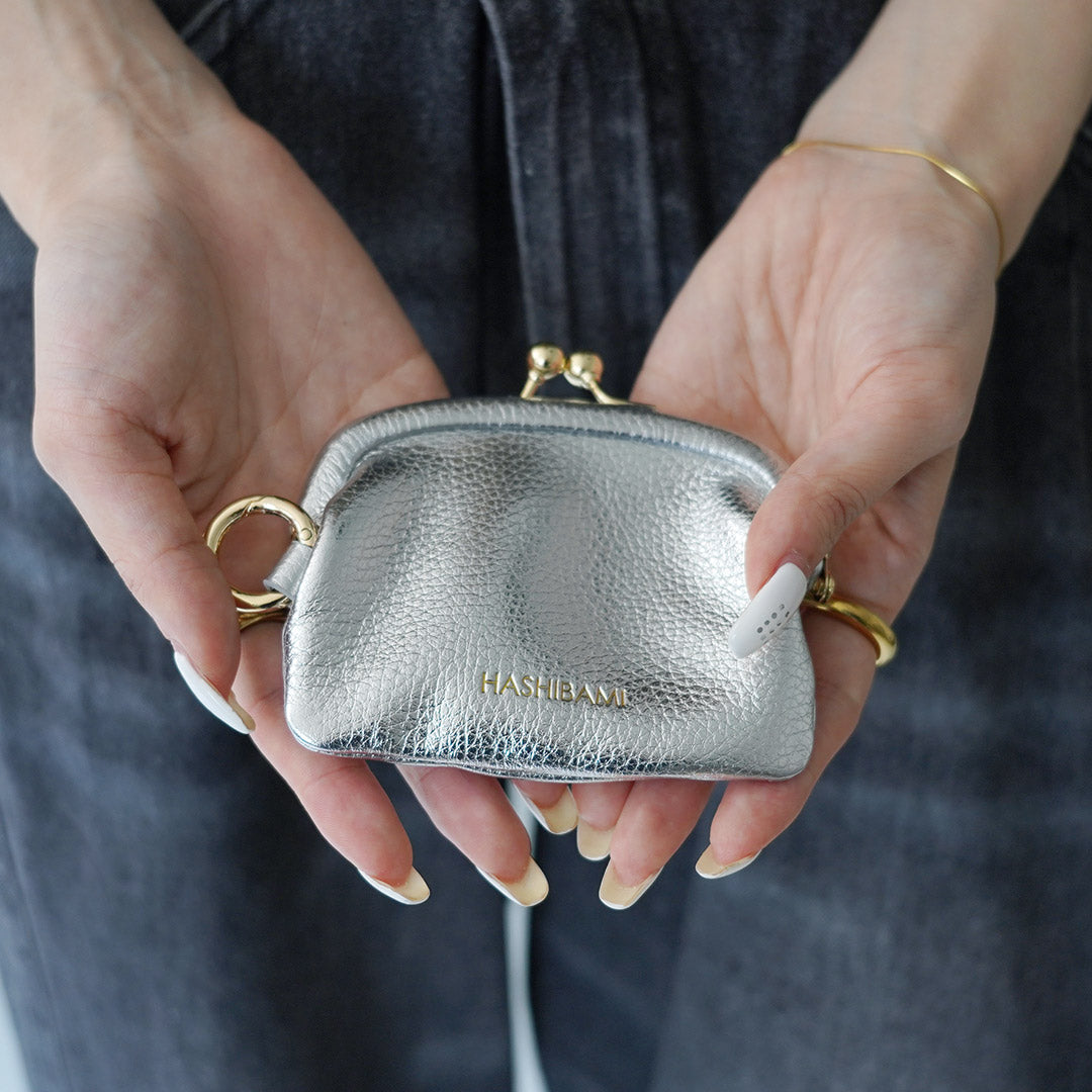 【20%OFF】HASHIBAMI(ハシバミ) ミニくるみ口金 ポーチチャーム