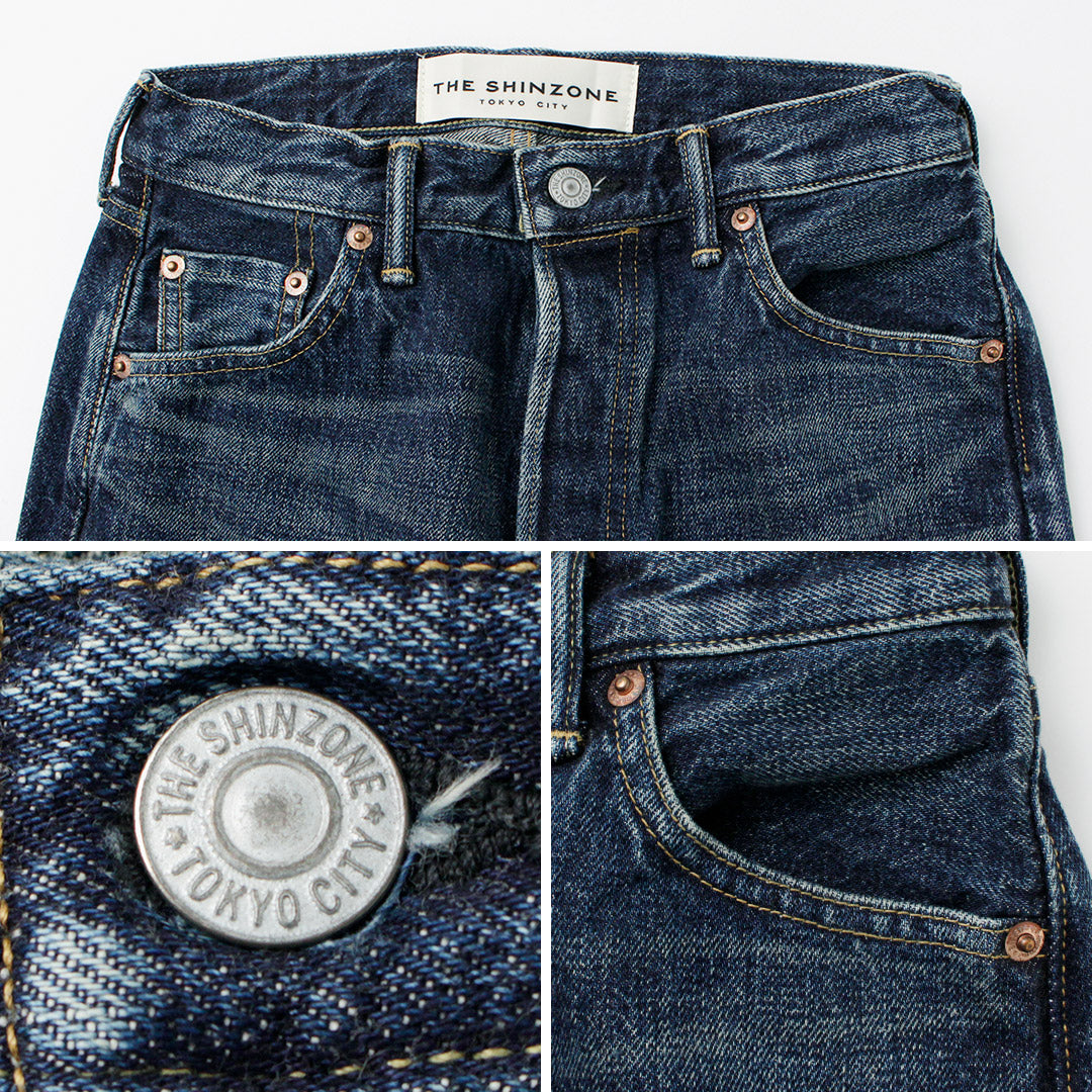 【30%OFF】SHINZONE(シンゾーン) オーディナリー ジーンズ ブルー 23SMSPA06