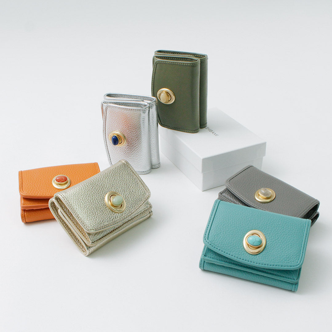 HASHIBAMI(ハシバミ) 天然石 ミニウォレット