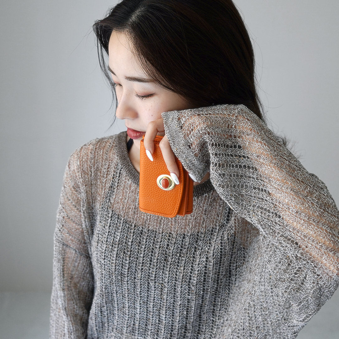 HASHIBAMI(ハシバミ) 天然石 ミニウォレット