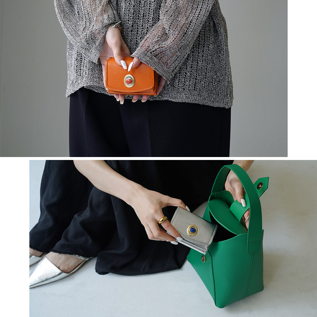 HASHIBAMI(ハシバミ) 天然石 ミニウォレット