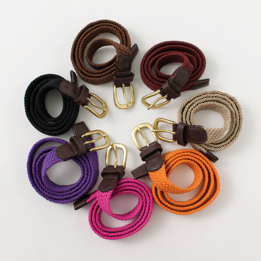 phaduA(パ・ドゥア) エラスティック ナローメッシュベルト