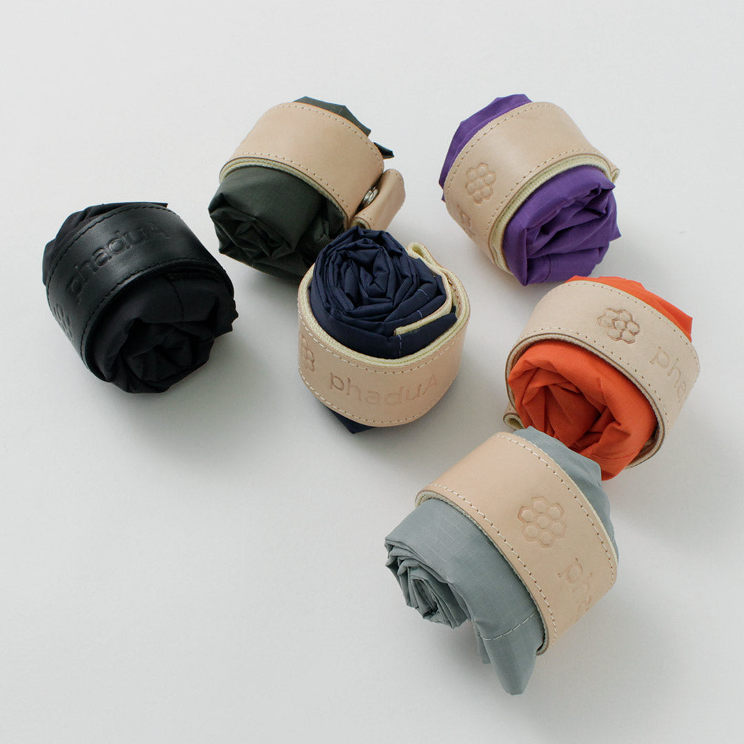 phaduA(パ・ドゥア) リップストップナイロン レザーサック/ショルダーバッグ