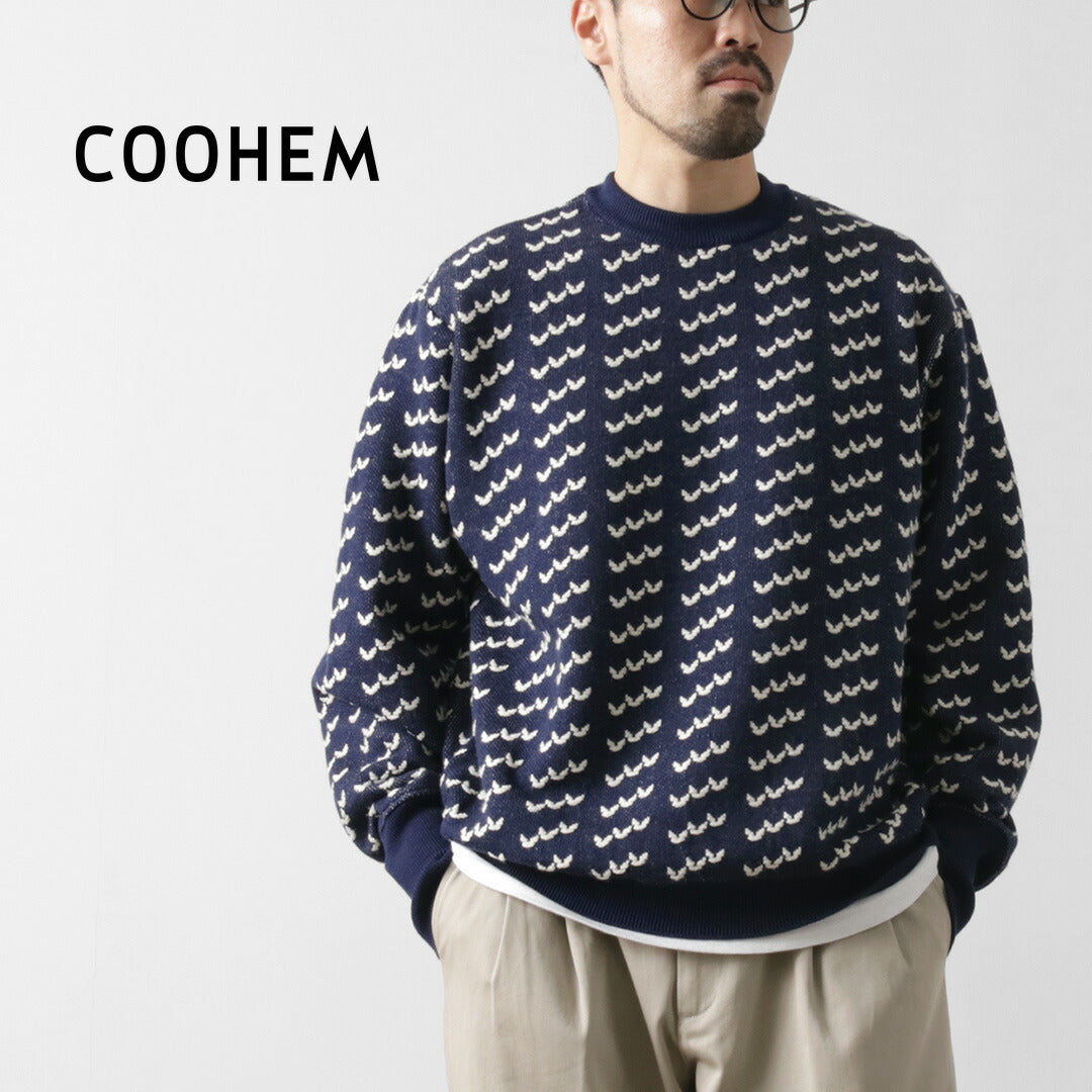 COOHEM(コーヘン) ビッグ バーズアイ ニットプルオーバー