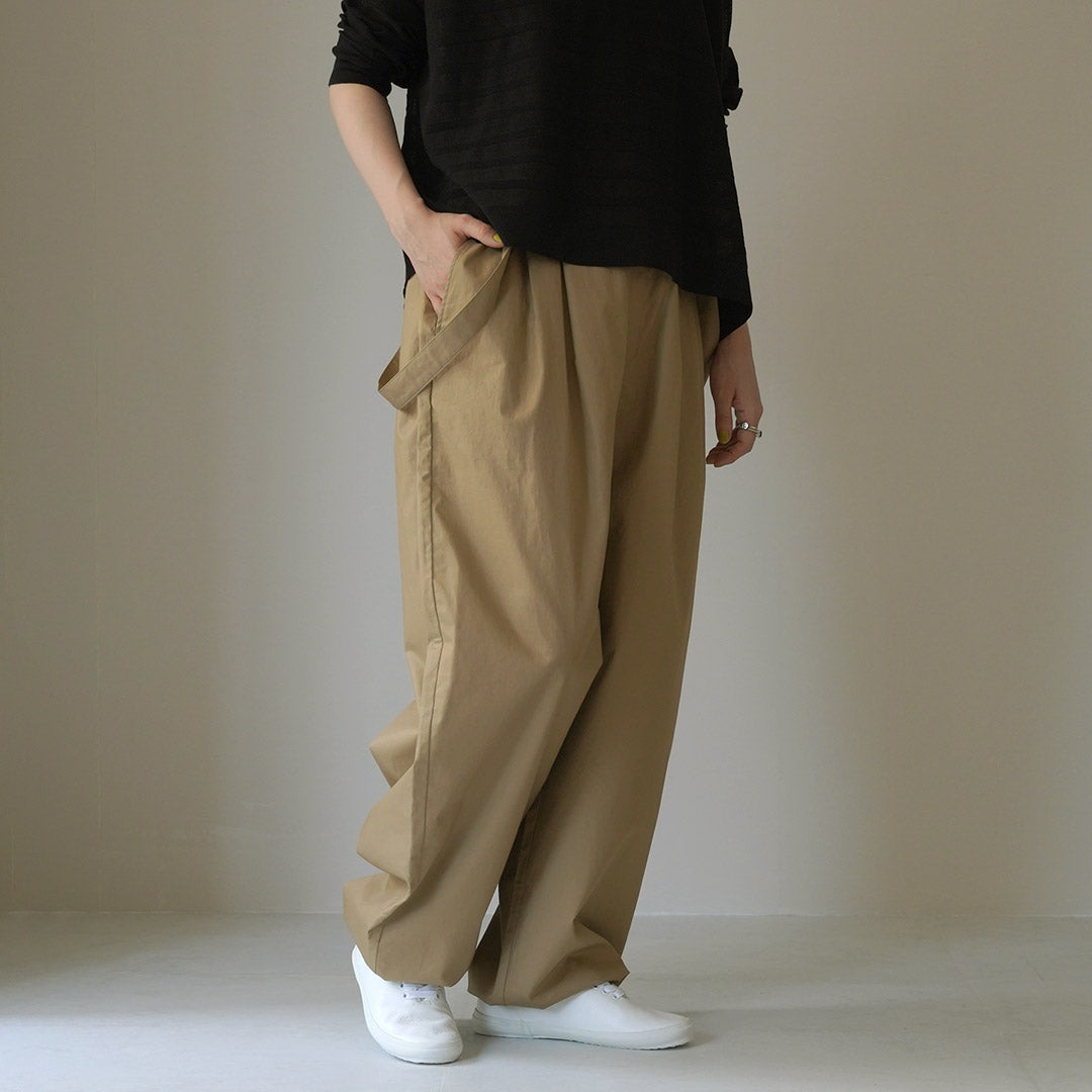 MIDIUMI(ミディウミ) サスペンダー バルーンパンツ