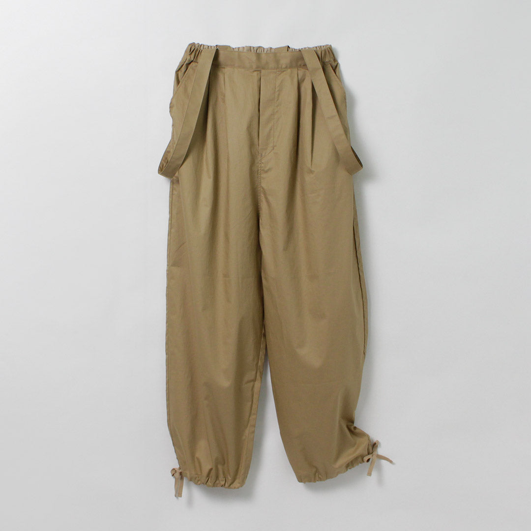 MIDIUMI(ミディウミ) サスペンダー バルーンパンツ