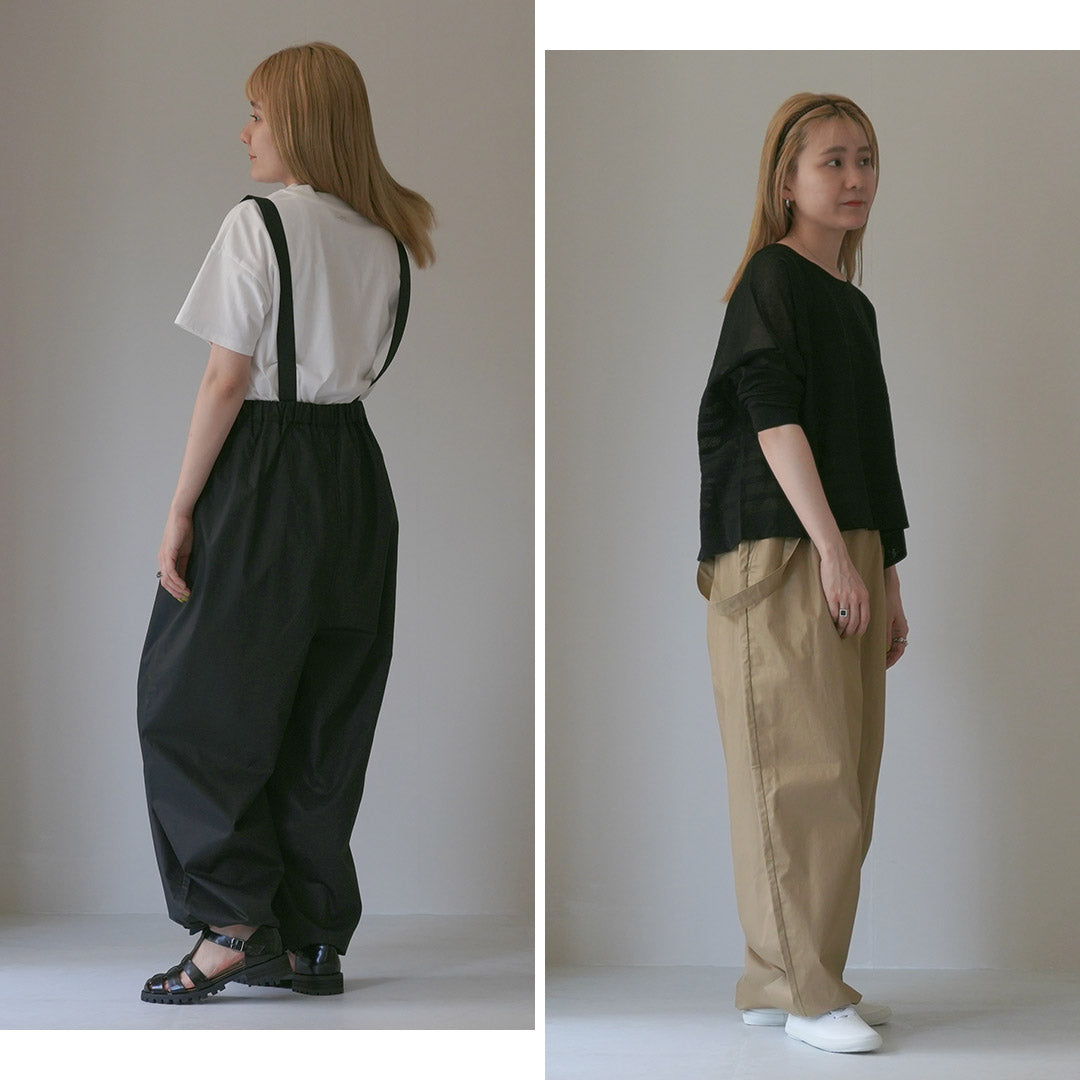 MIDIUMI(ミディウミ) サスペンダー バルーンパンツ