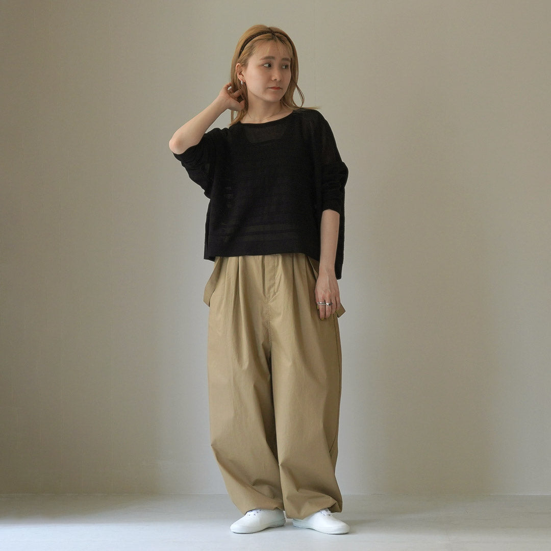 MIDIUMI(ミディウミ) サスペンダー バルーンパンツ