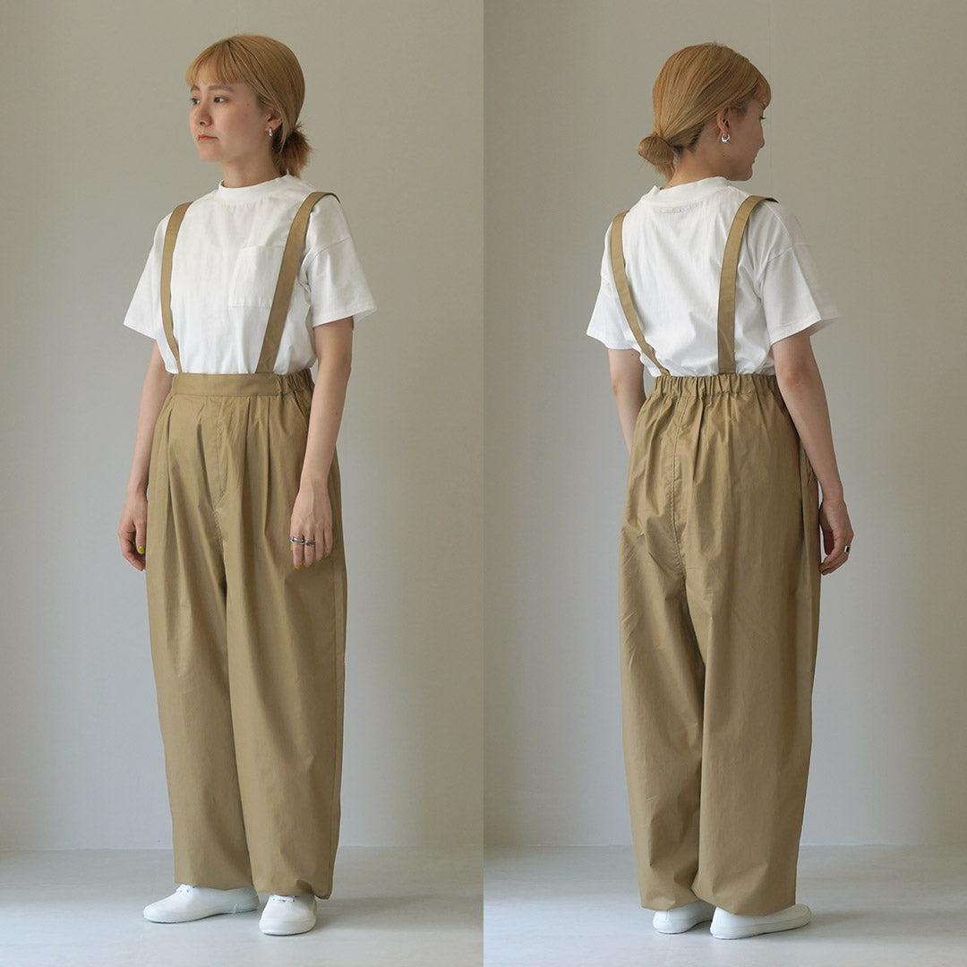 MIDIUMI(ミディウミ) サスペンダー バルーンパンツ