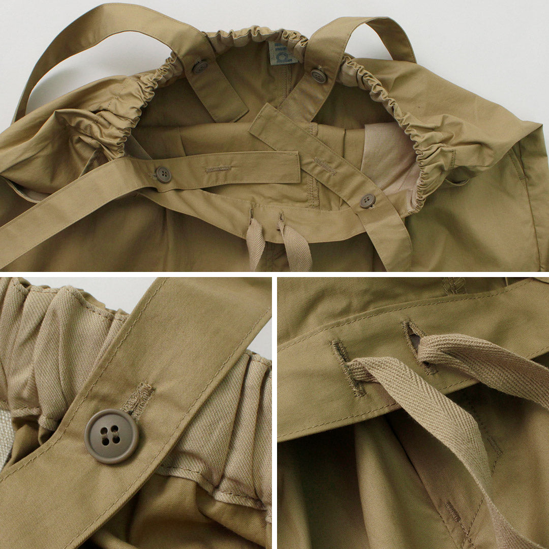 MIDIUMI(ミディウミ) サスペンダー バルーンパンツ