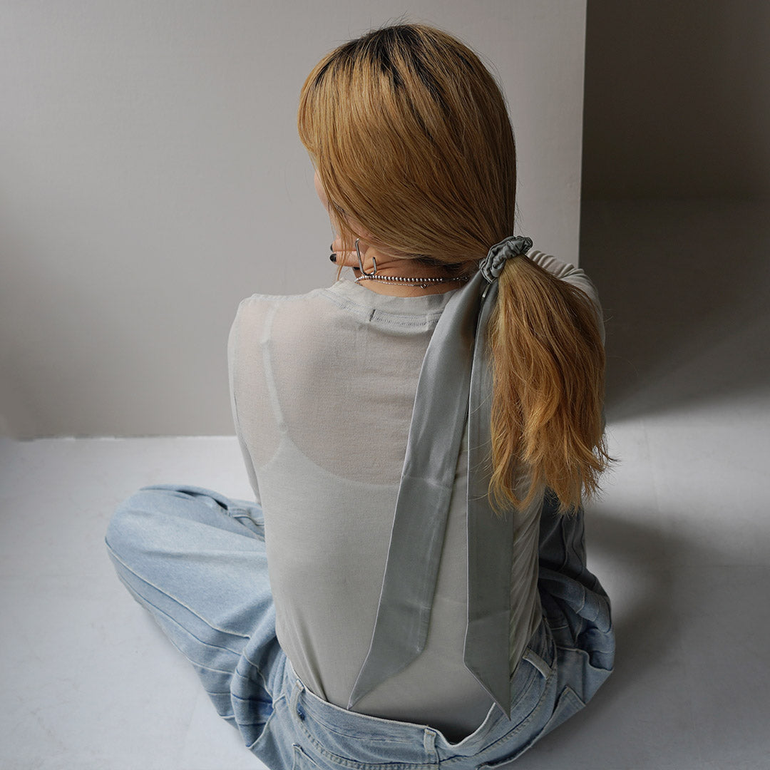 TRESSE(トレス) Jeanne シルク シュシュ+リボン