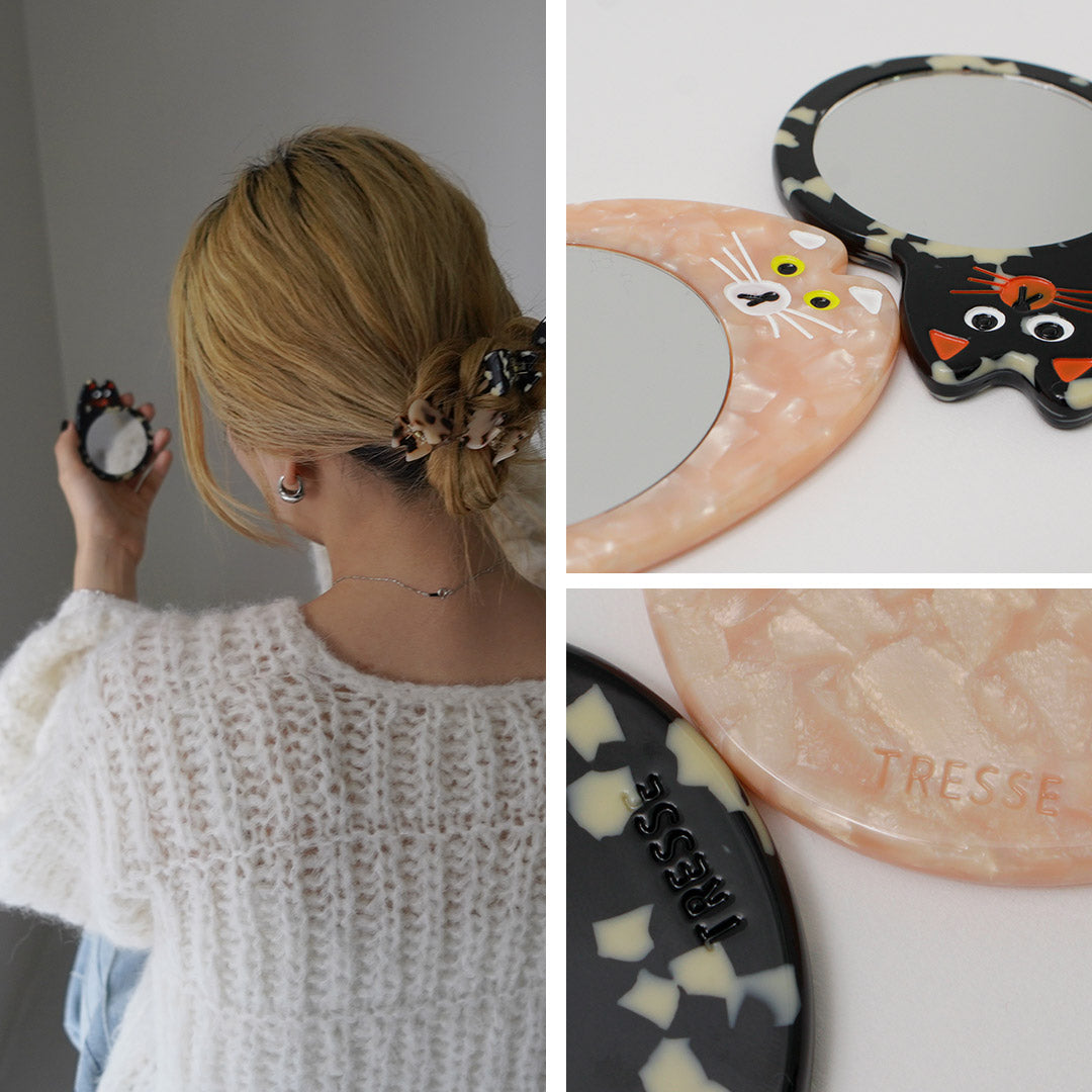 TRESSE(トレス) シャット ミラー+ミニヘアクリップ