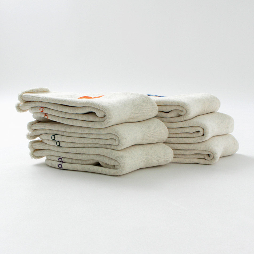 ROTOTO(ロトト)ラフィー スウェット ソックス Rロゴ