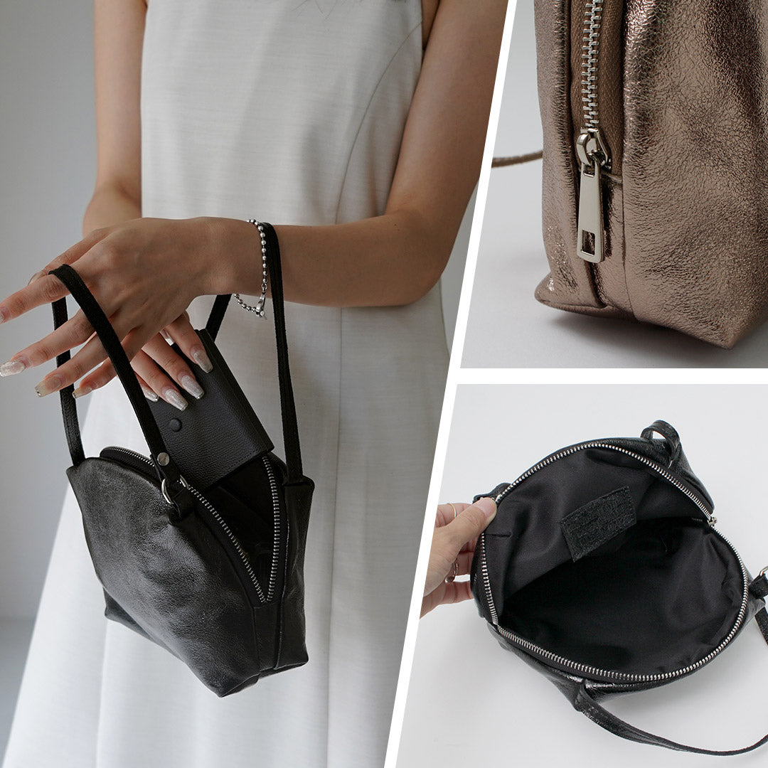 FROU FROU BAGS(フルフル バッグ) 2WAY レザーポーチ