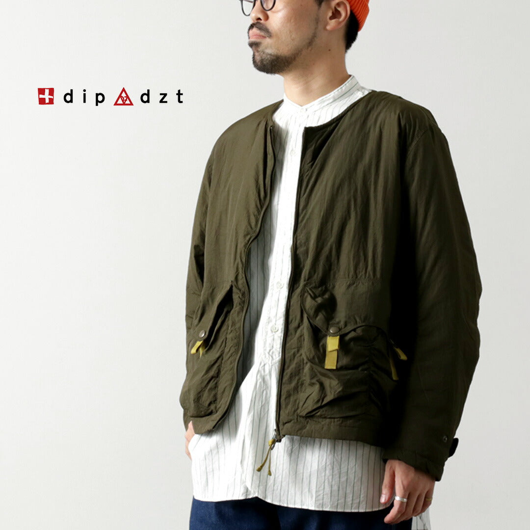 【50%OFF】DIP/DZT(ディップ/ディーゼットティー) ノーカラーブルゾン