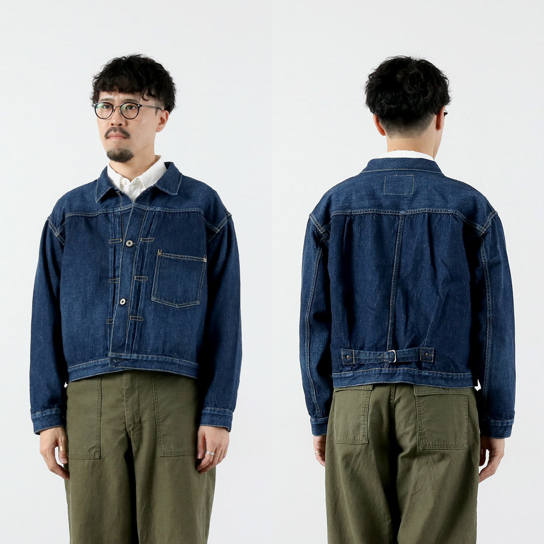 REMI RELIEF(レミレリーフ) 12ozデニム 大戦モデルGジャン ブルー