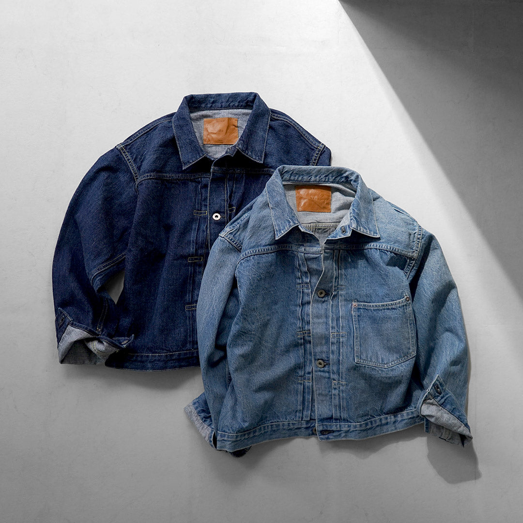 REMI RELIEF(レミレリーフ) 12ozデニム 大戦モデルGジャン ブルー