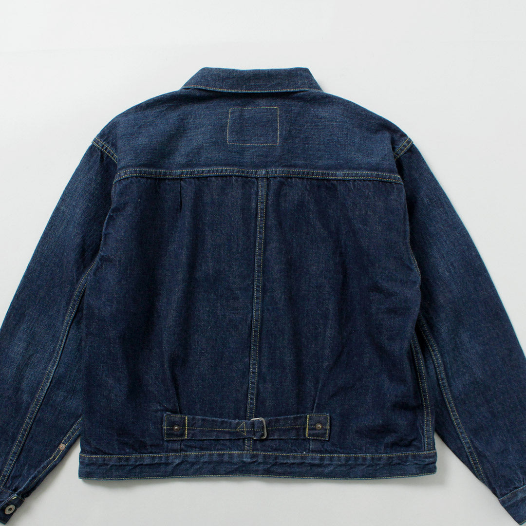 REMI RELIEF(レミレリーフ) 12ozデニム 大戦モデルGジャン ブルー