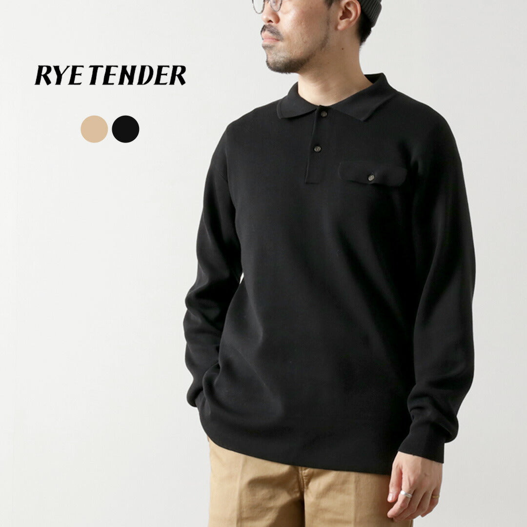 RYE TENDER(ライテンダー) マレー ニットポロ