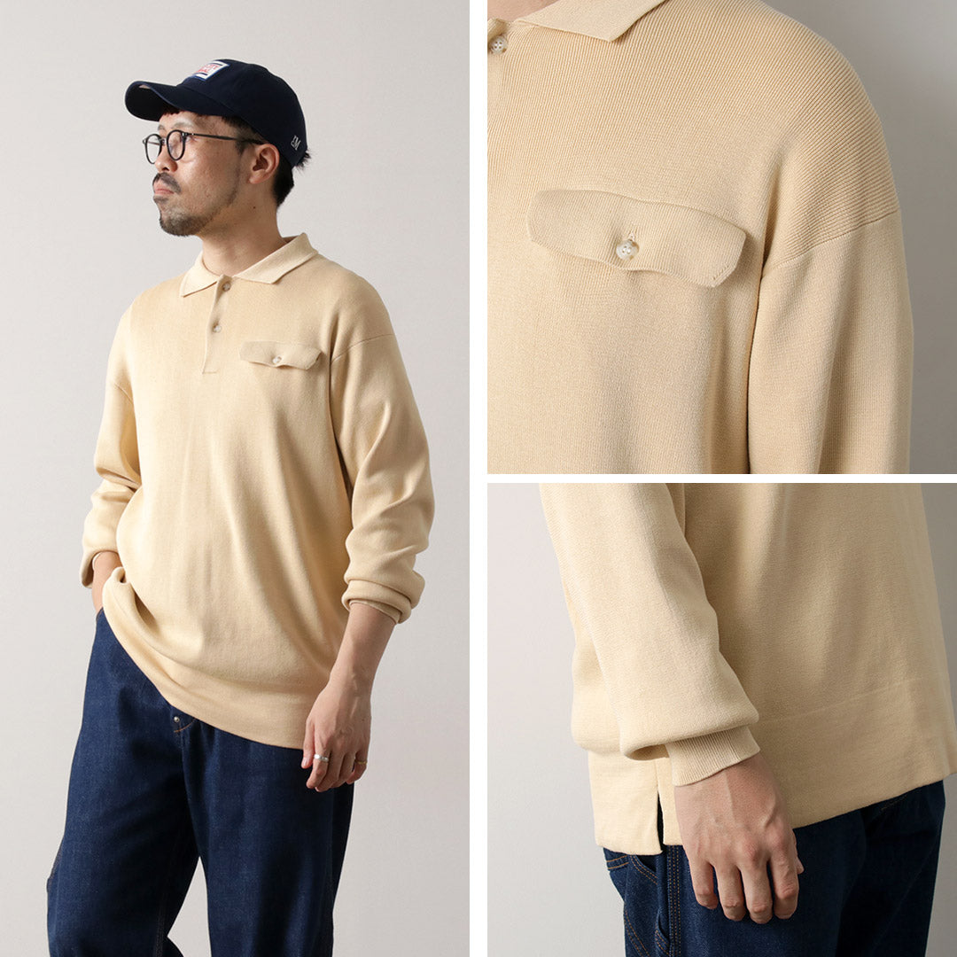 RYE TENDER(ライテンダー) マレー ニットポロ
