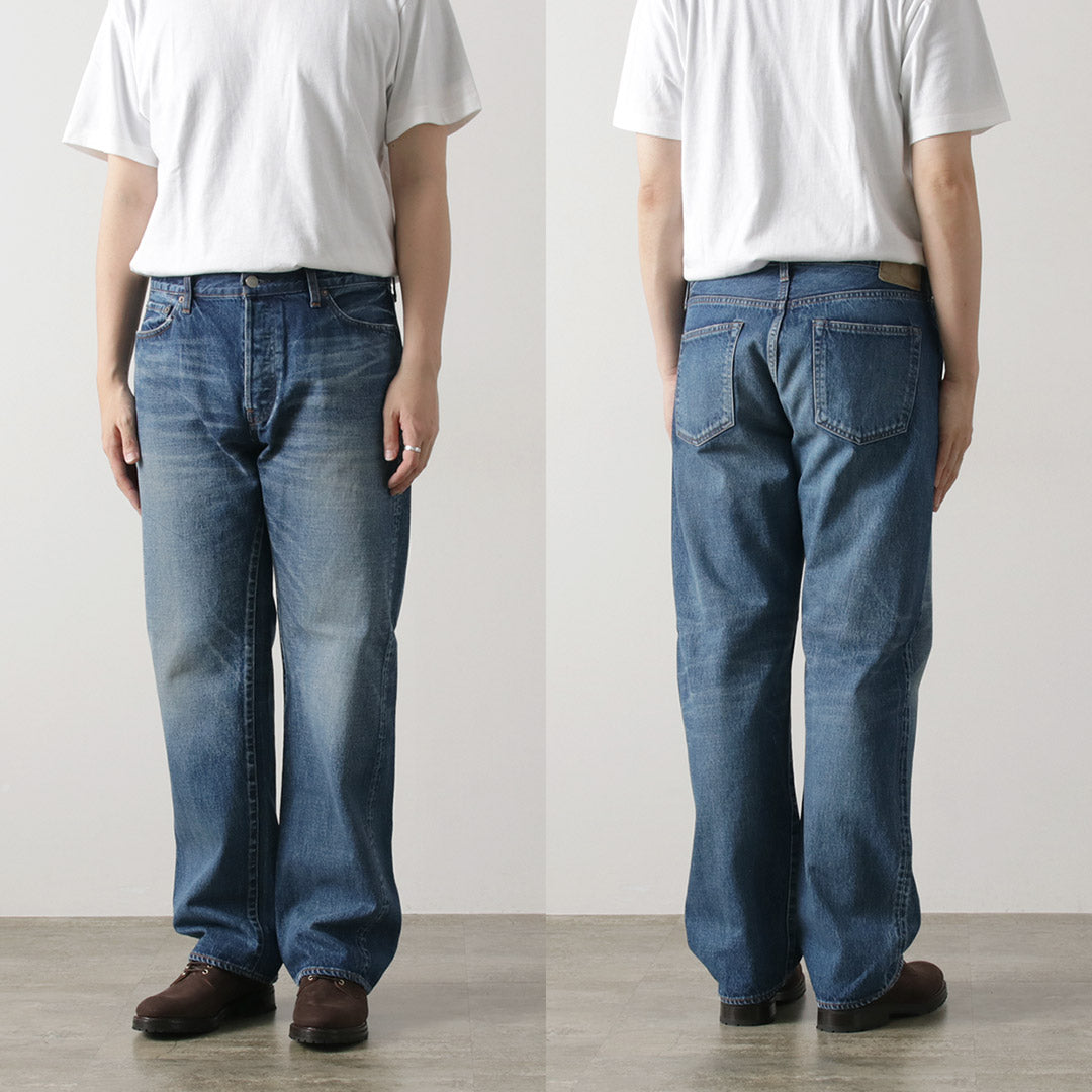 ORDINARY FITS(オーディナリーフィッツ) スタンダードデニム ユーズド