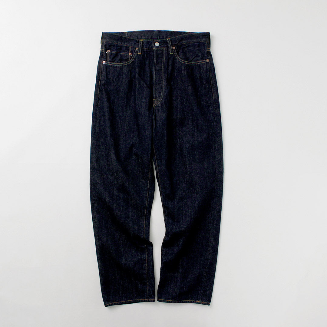 ORDINARY FITS(オーディナリーフィッツ) ルーズデニム ワンウォッシュ / セルビッジデニム テーパード インディゴ 日本製 メンズ TYPE LOOSE ONE WASH