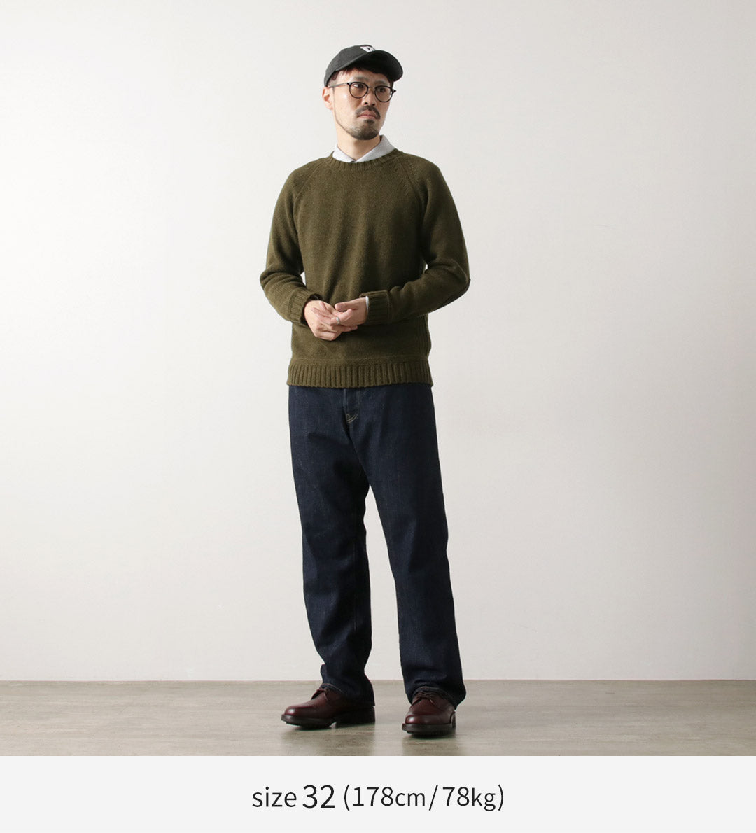 ORDINARY FITS(オーディナリーフィッツ) ルーズデニム ワンウォッシュ / セルビッジデニム テーパード インディゴ 日本製 メンズ TYPE LOOSE ONE WASH
