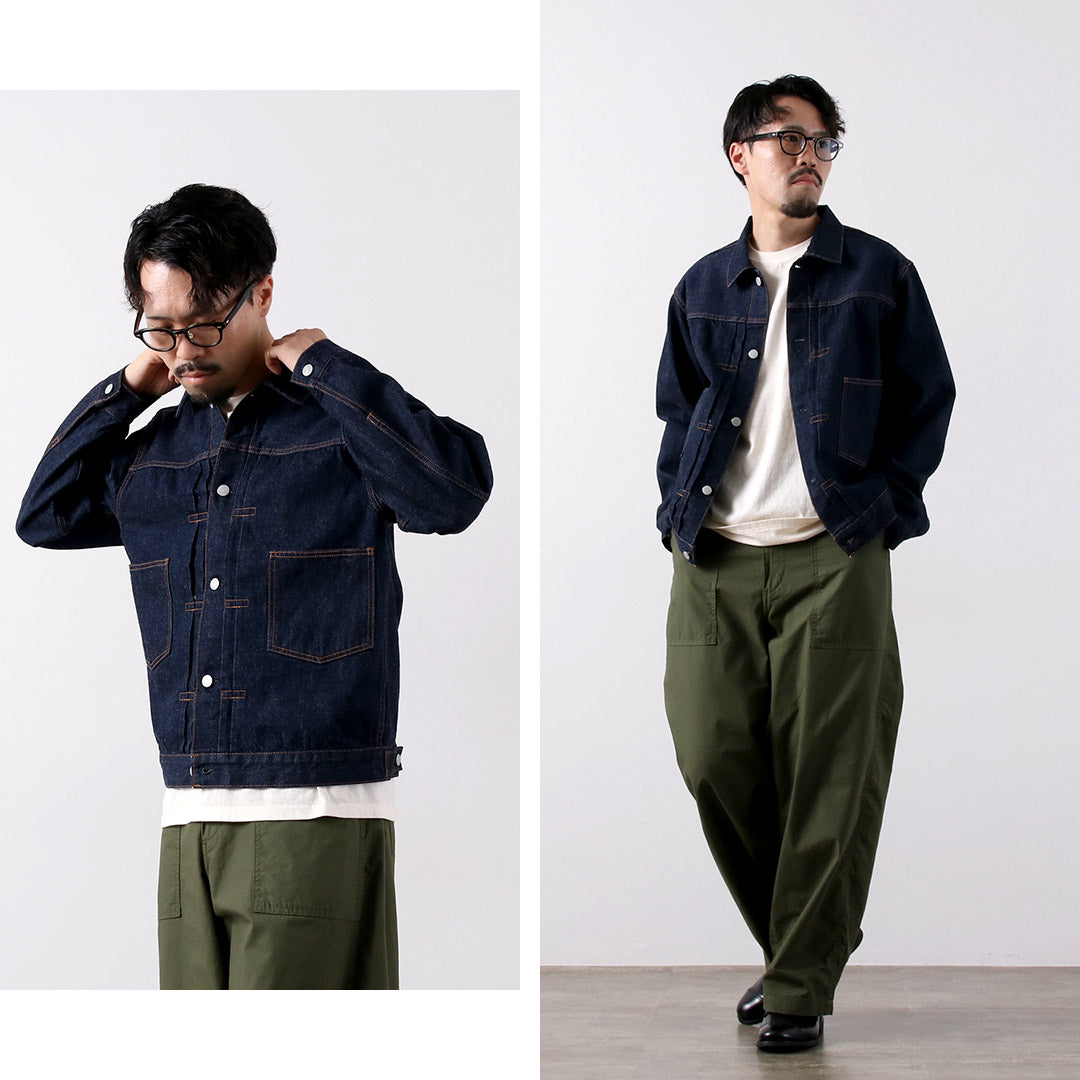ORDINARY FITS(オーディナリーフィッツ) 2ndタイプ デニムジャケット ワンウォッシュ