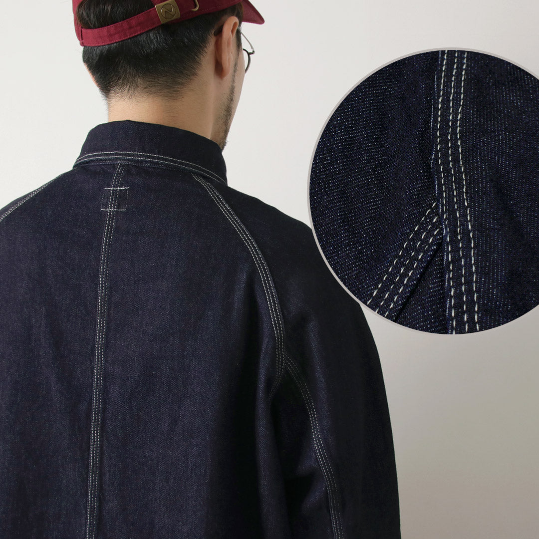 ORDINARY FITS(オーディナリーフィッツ) デニム カバーオールジャケット ワンウォッシュ