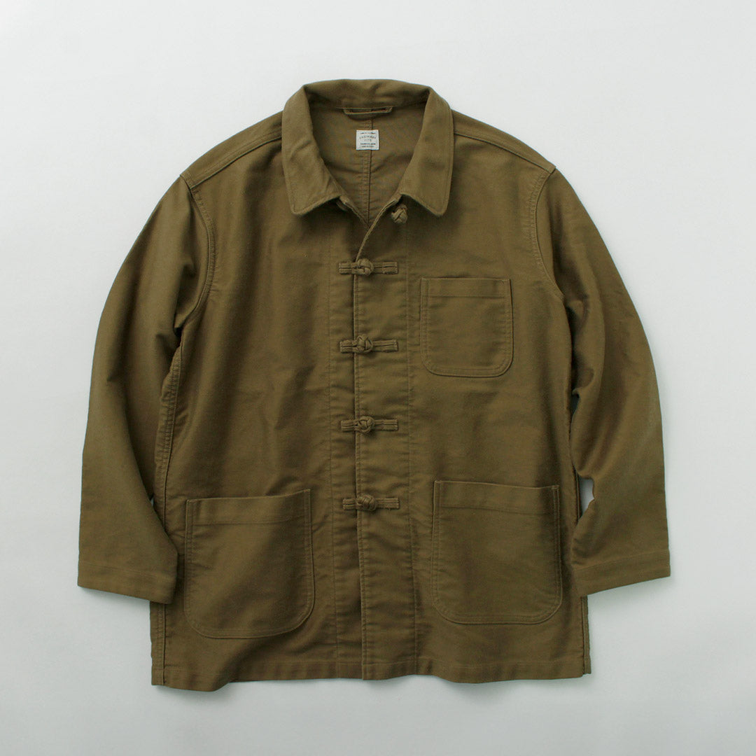 ORDINARY FITS(オーディナリーフィッツ) フレンチ チャイナジャケット モールスキン