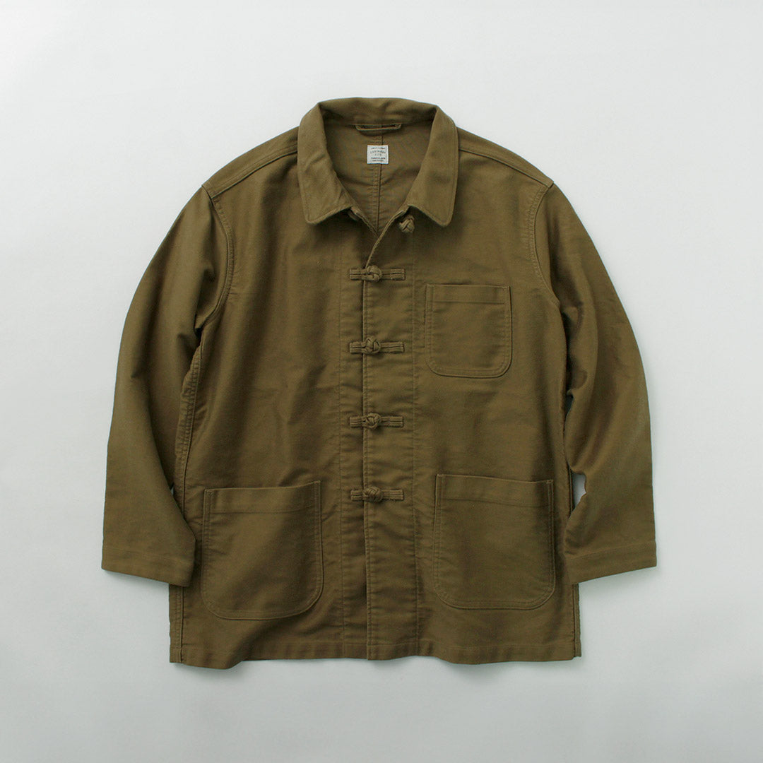 ORDINARY FITS(オーディナリーフィッツ) フレンチ チャイナジャケット モールスキン
