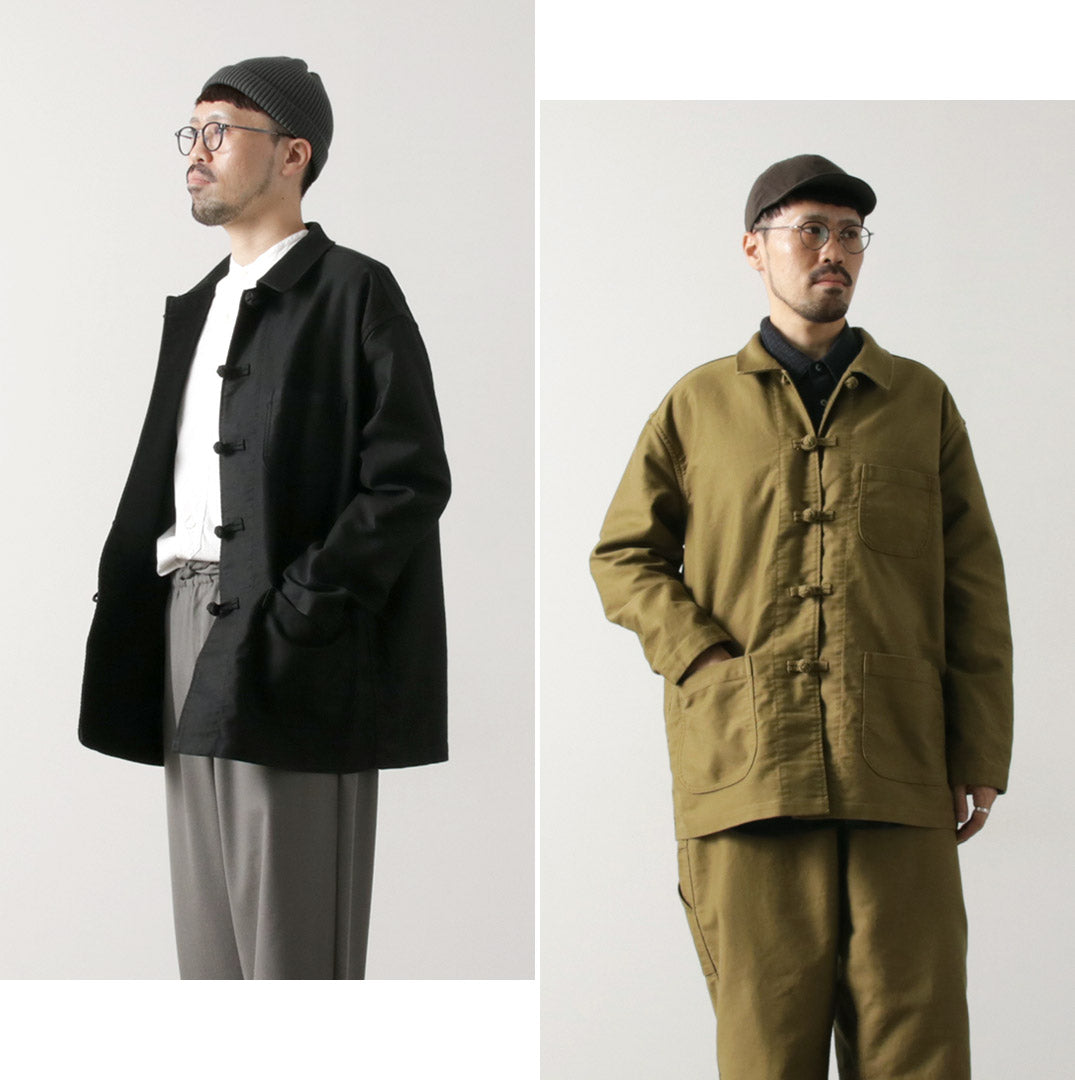 ORDINARY FITS(オーディナリーフィッツ) フレンチ チャイナジャケット モールスキン