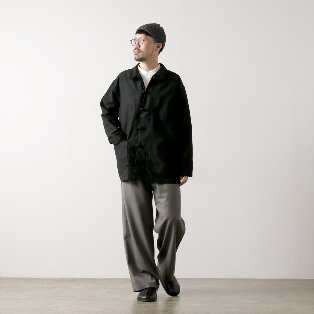 ORDINARY FITS(オーディナリーフィッツ) フレンチ チャイナジャケット モールスキン