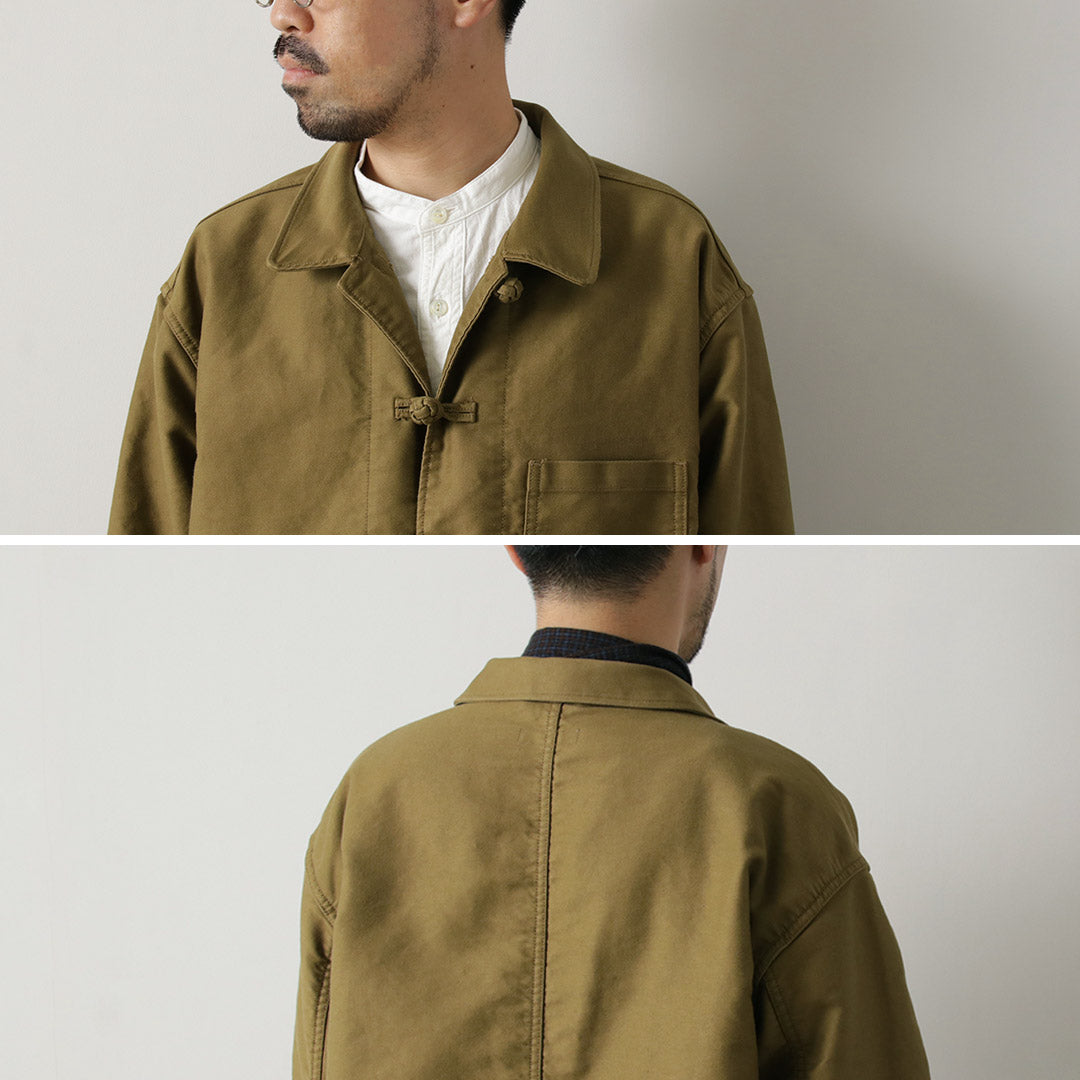 ORDINARY FITS(オーディナリーフィッツ) フレンチ チャイナジャケット モールスキン