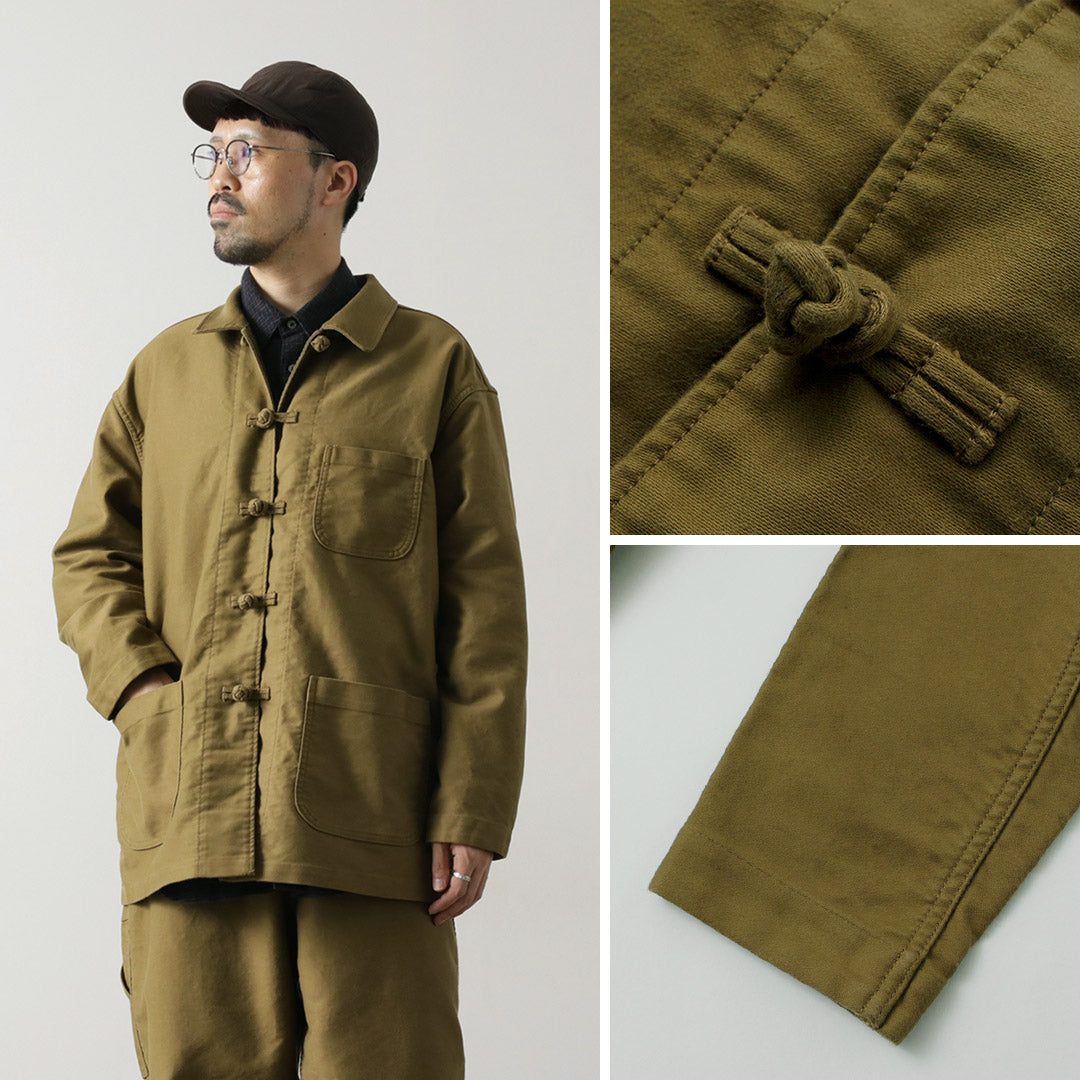 ORDINARY FITS(オーディナリーフィッツ) フレンチ チャイナジャケット モールスキン