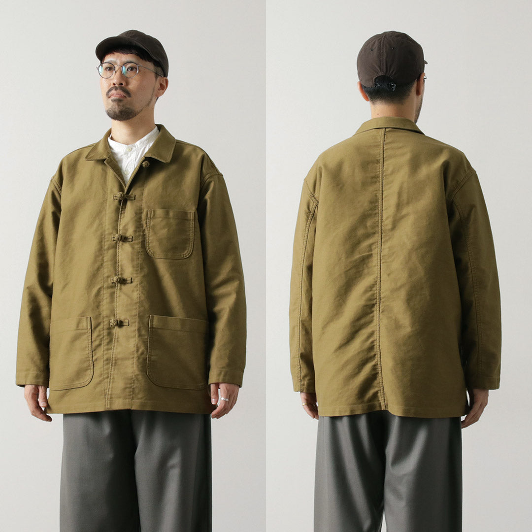 ORDINARY FITS(オーディナリーフィッツ) フレンチ チャイナジャケット モールスキン