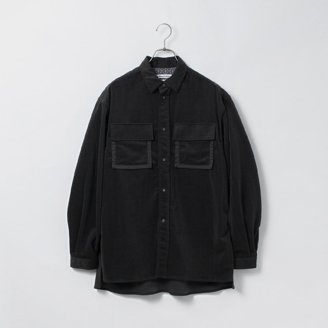 WHITE MOUNTAINEERING(ホワイトマウンテニアリング) ミッドガゼットスリーブ トリコット チェックシャツ