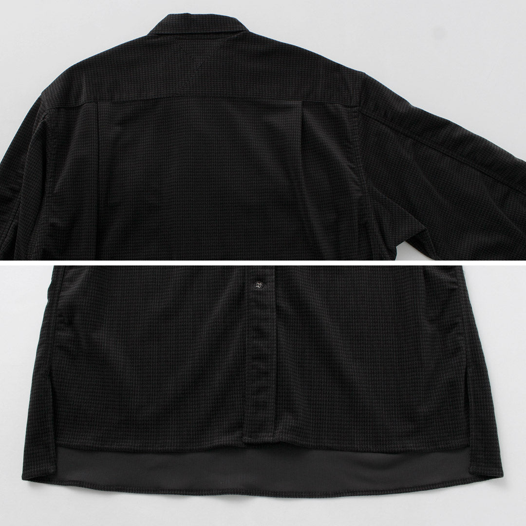 WHITE MOUNTAINEERING(ホワイトマウンテニアリング) ミッドガゼットスリーブ トリコット チェックシャツ