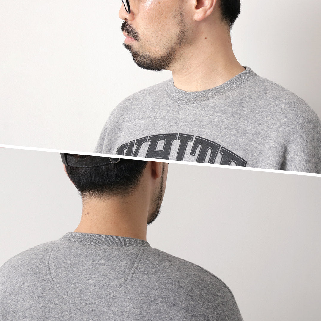 WHITE MOUNTAINEERING(ホワイトマウンテニアリング) カレッジロゴ スウェット