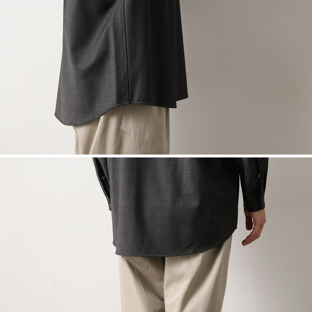 【30%OFF】WHITE MOUNTAINEERING(ホワイトマウンテニアリング) ストレッチ バンドカラーシャツ