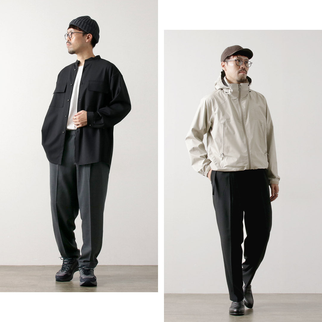 【30%OFF】WHITE MOUNTAINEERING(ホワイトマウンテニアリング) ストレッチツイル 1タックパンツ