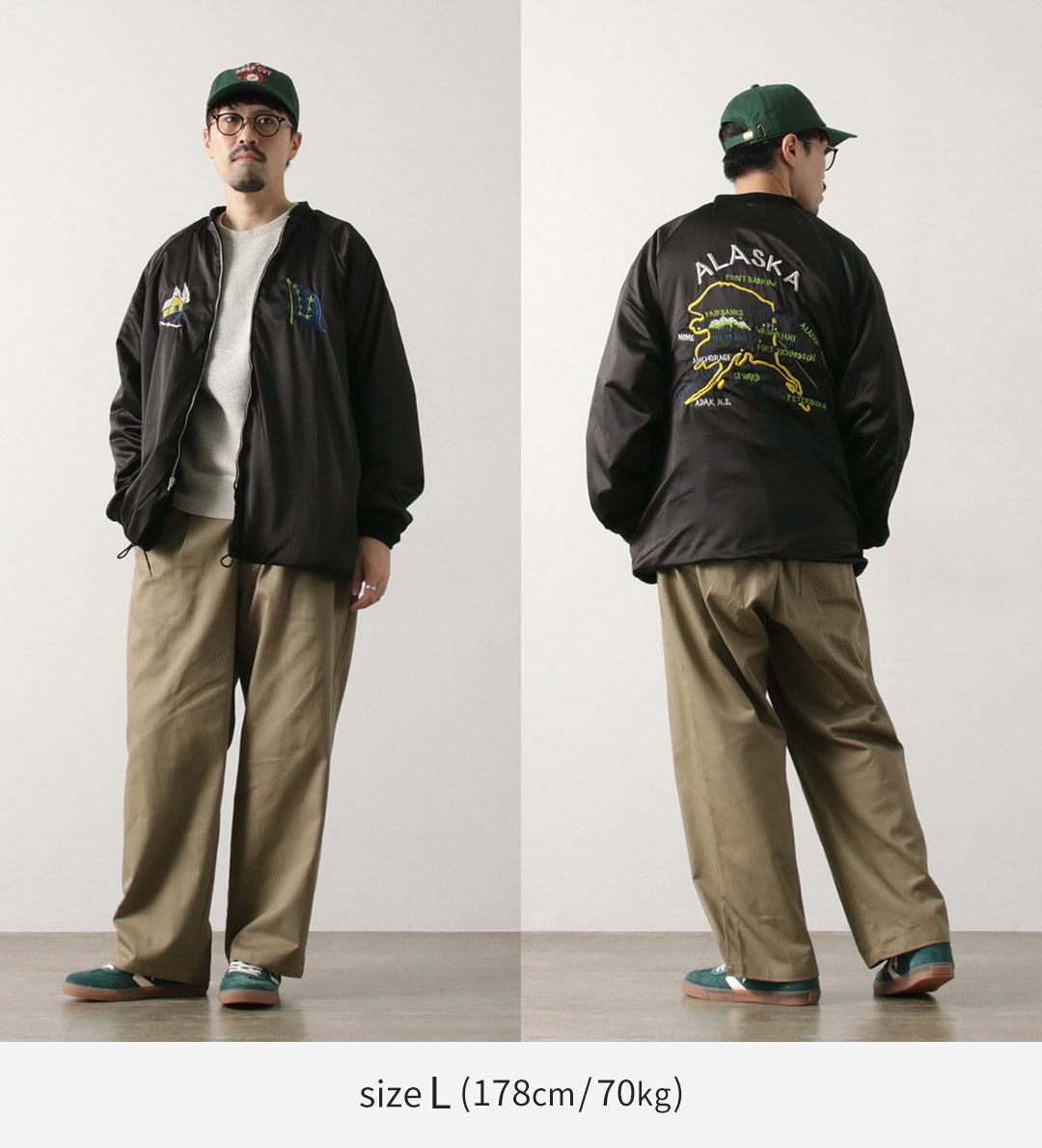 THRIFTY LOOK(スリフティールック) リバーシブル スーベニア アラスカジャケット