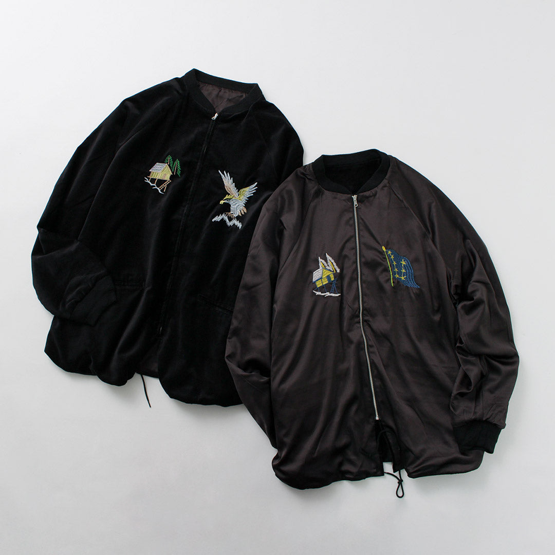 THRIFTY LOOK(スリフティールック) リバーシブル スーベニア アラスカジャケット