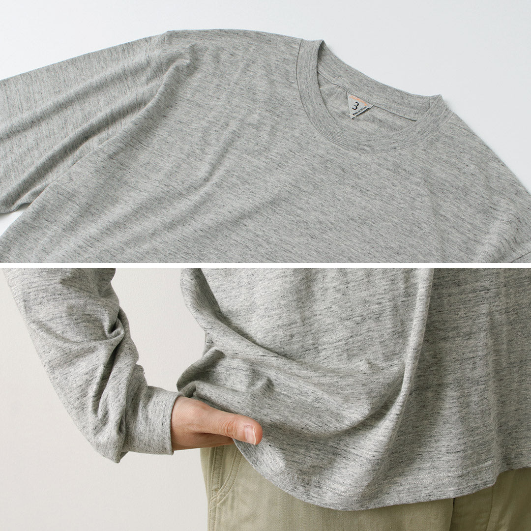 FILMELANGE(フィルメランジェ) ノーラン ニューリンダ天竺 ロングスリーブTシャツ