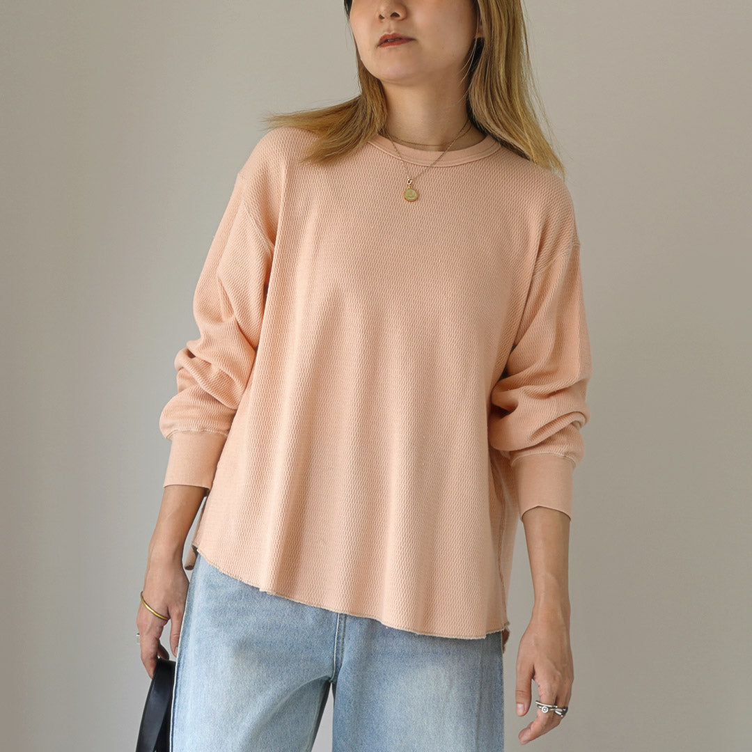 【20%OFF】R JUBILEE(アール ジュビリー) ハニカム ワッフル プルオーバー