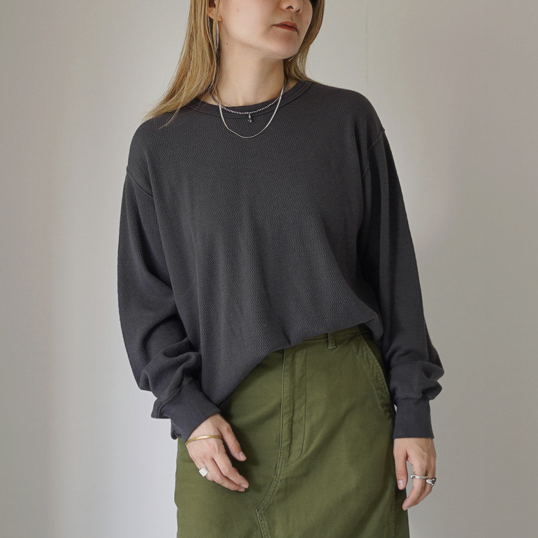 【20%OFF】R JUBILEE(アール ジュビリー) ハニカム ワッフル プルオーバー