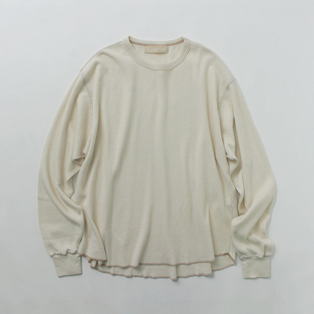 【20%OFF】R JUBILEE(アール ジュビリー) ハニカム ワッフル プルオーバー