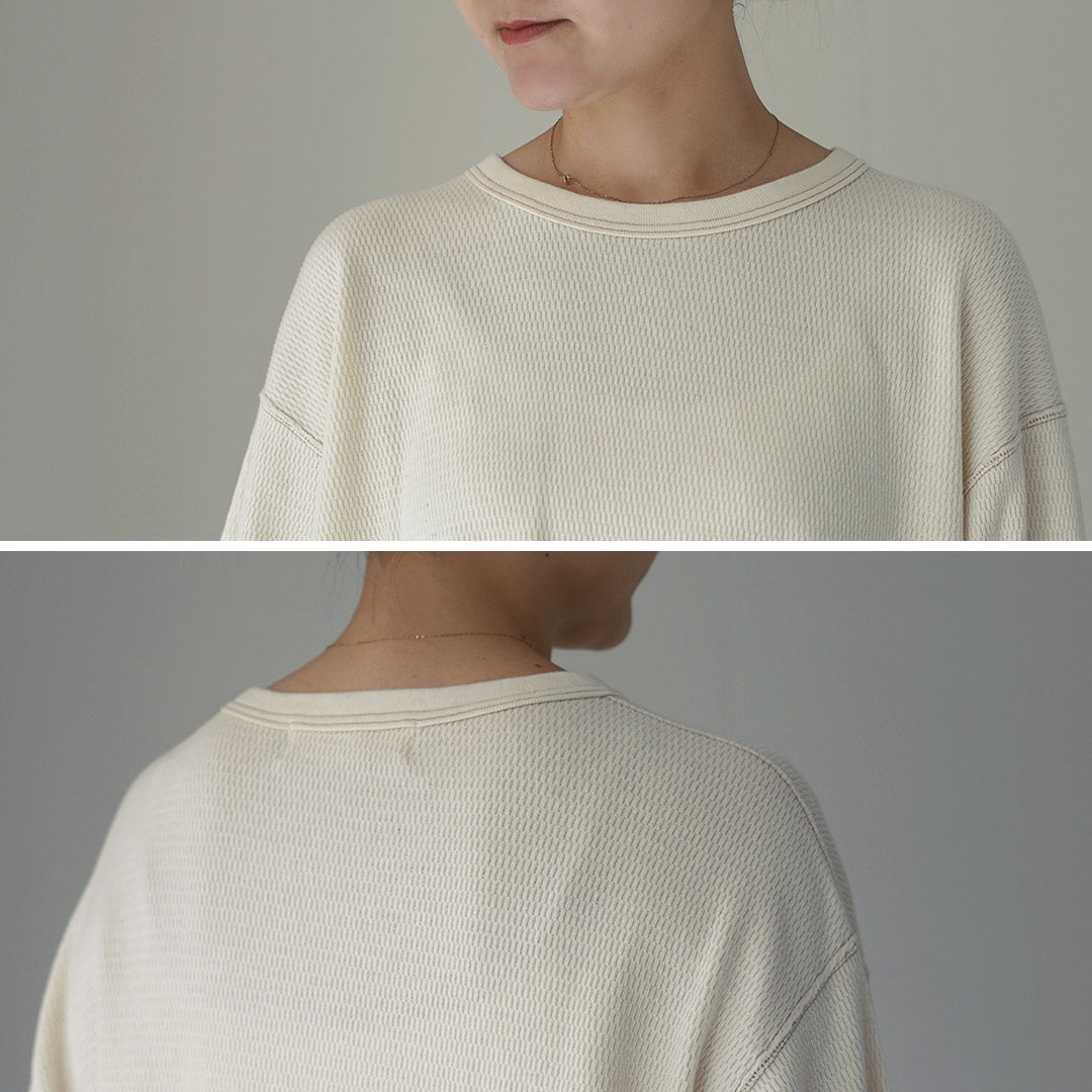 【20%OFF】R JUBILEE(アール ジュビリー) ハニカム ワッフル プルオーバー