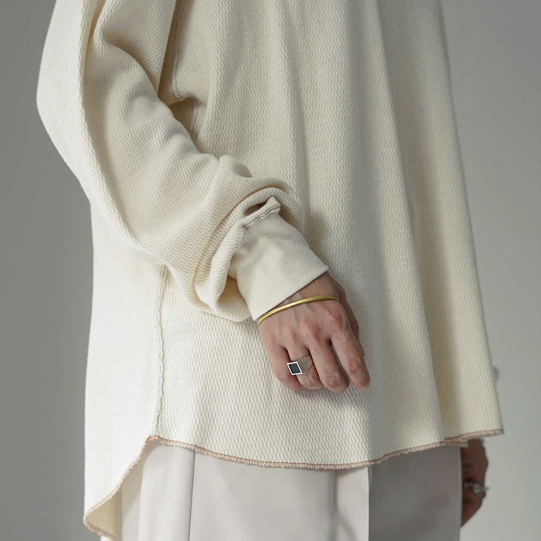 【20%OFF】R JUBILEE(アール ジュビリー) ハニカム ワッフル プルオーバー