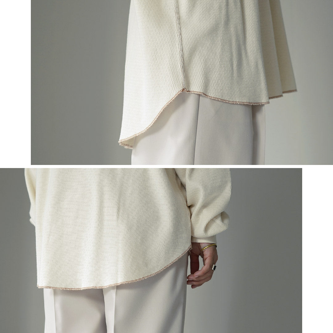 【20%OFF】R JUBILEE(アール ジュビリー) ハニカム ワッフル プルオーバー